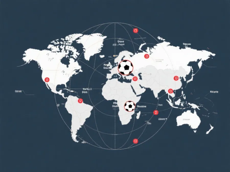 时区与开球时间换算示意图